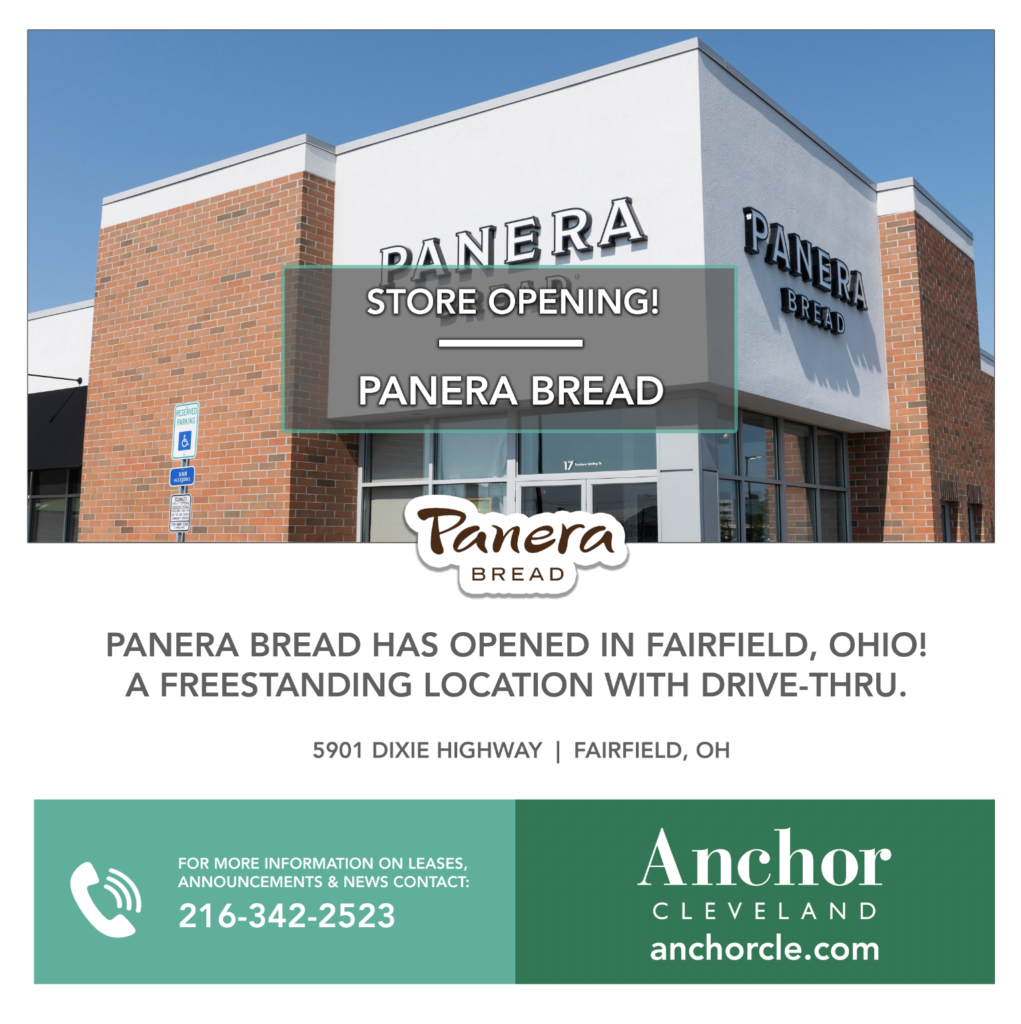 Panera Bread opens in Fairfield, Ohio! Anchor Retail